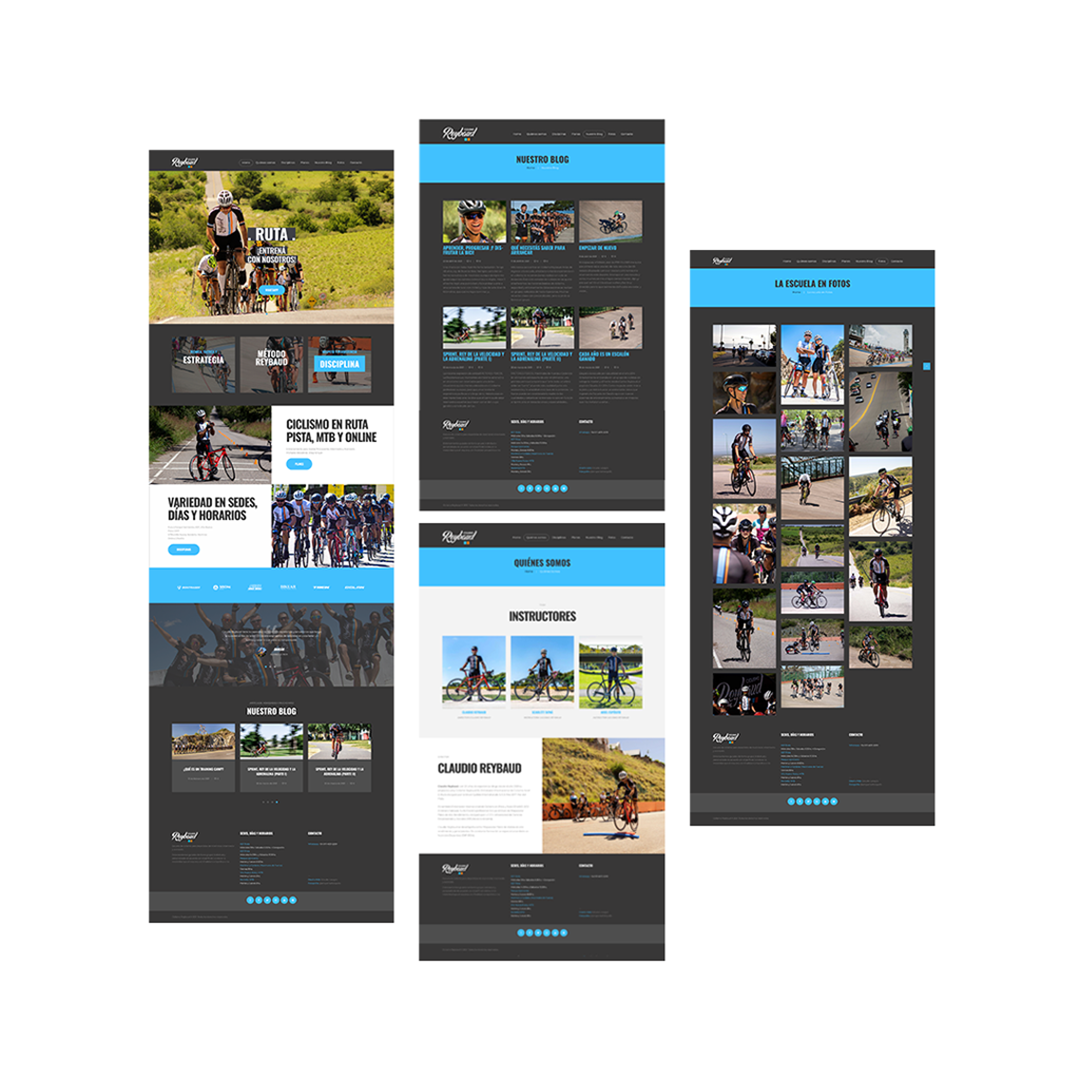 Ciclismo Reybaud Página web.